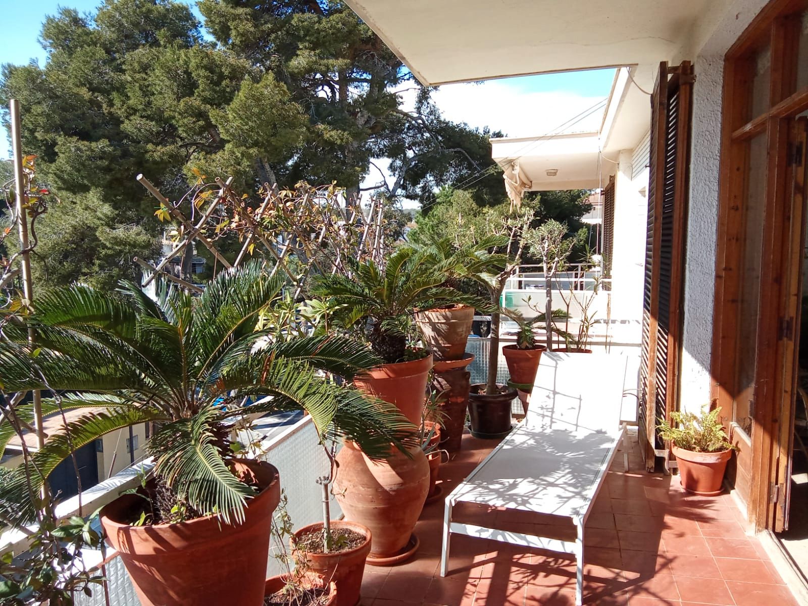 Terraza de Apartamento de alquiler en Sitges con Terraza, Amueblado y Horno