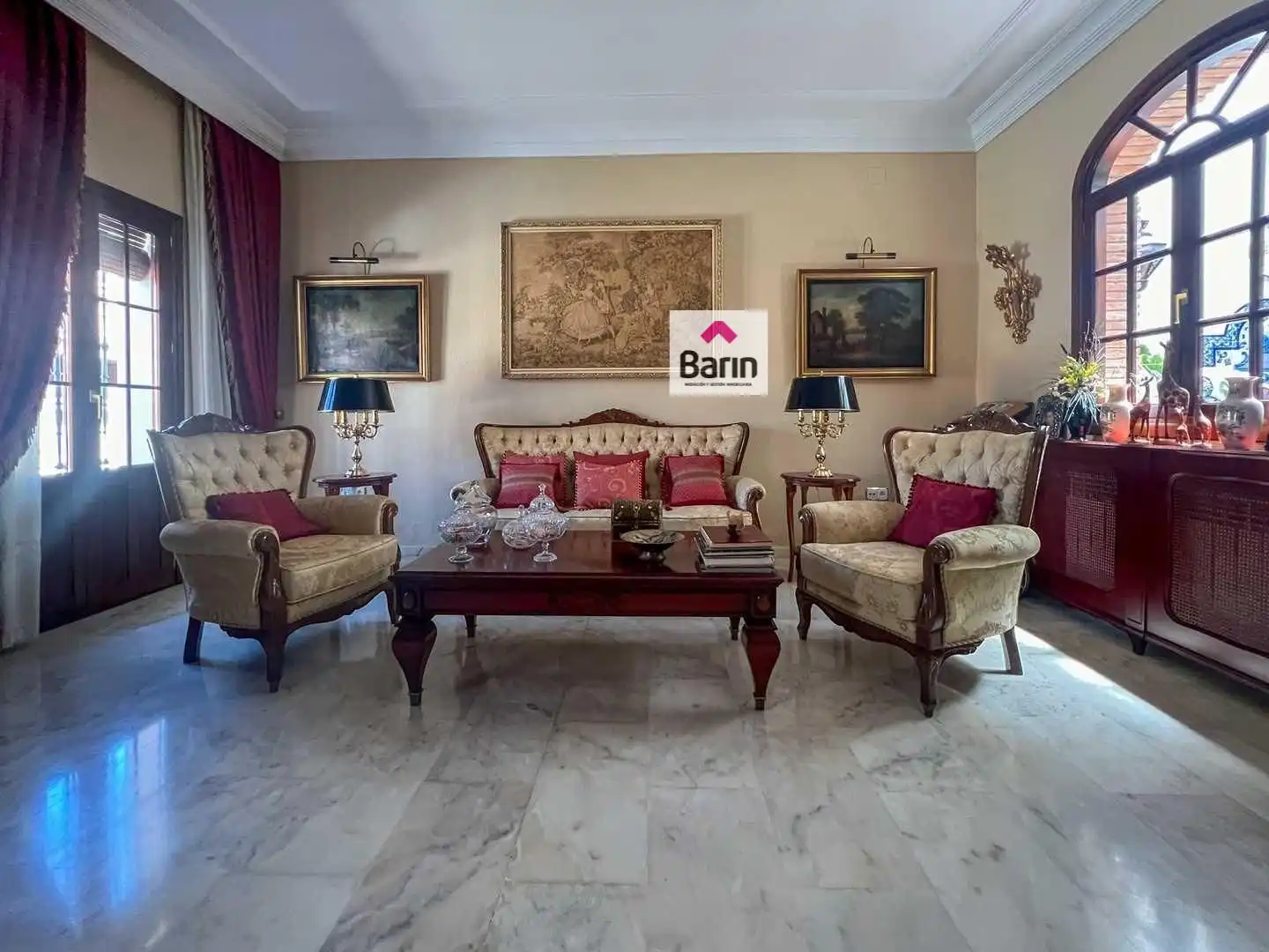 Living room of Houses for sale in La Roda de Andalucía  with Air Conditioner, Terrace and Storage room