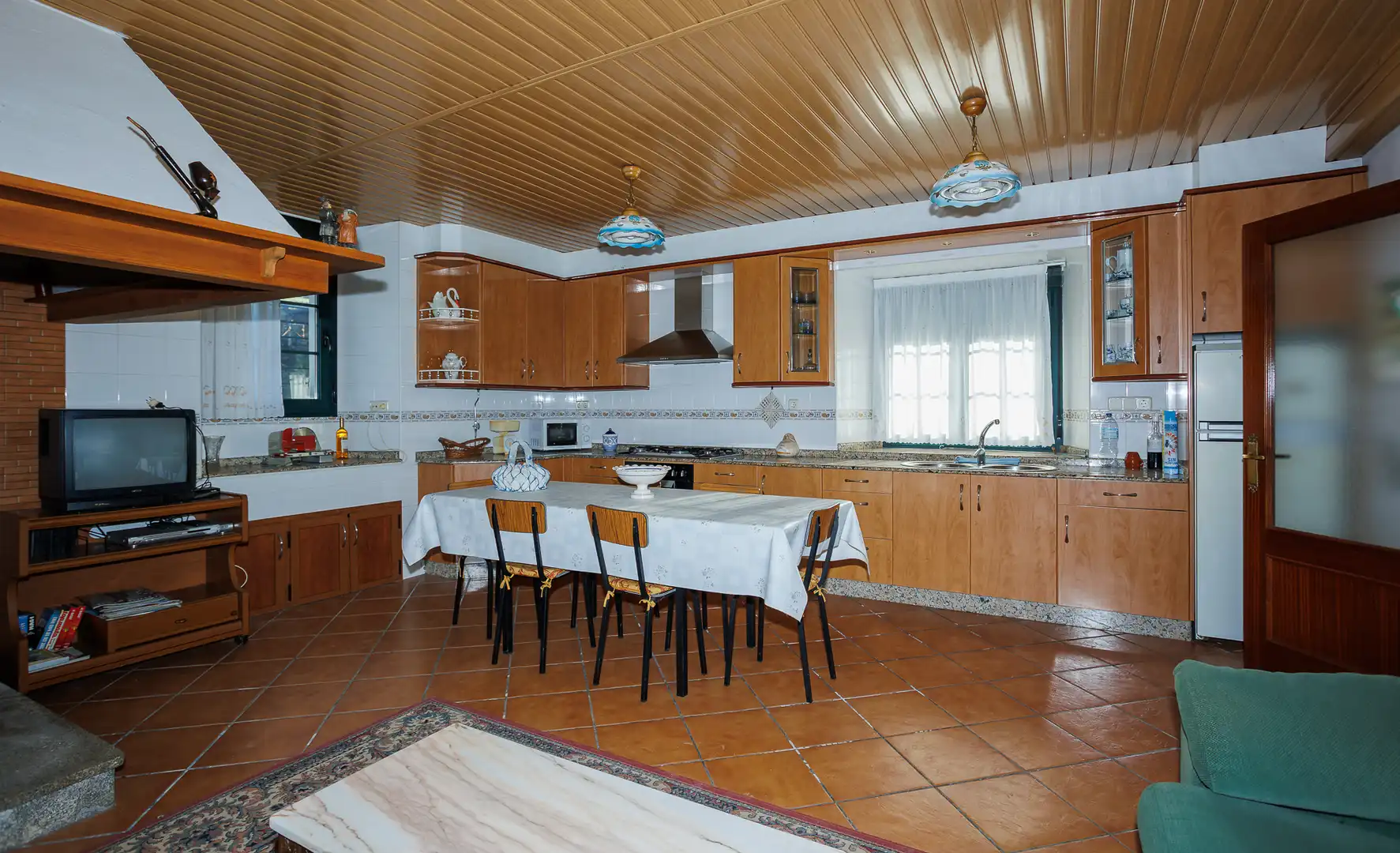 Kitchen of Country homes for sale in Boimorto  with Furnished