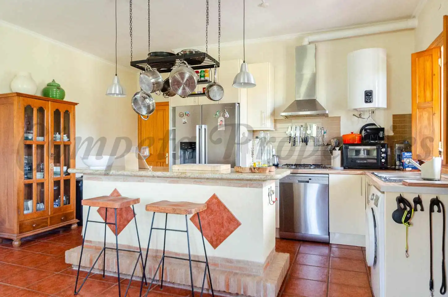 Cocina de Finca rústica en venta en Málaga con Aire acondicionado, Jardín privado y Terraza