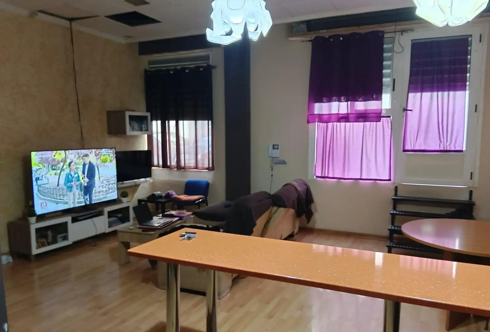 Wohnzimmer von Loft zum Verkauf in Aspe mit Klimaanlage, Parkett und Möbliert