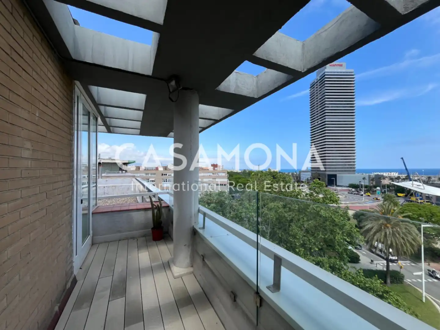 Terrasse von Wohnungen zur Miete in Barcelona mit Klimaanlage, Terrasse und Möbliert