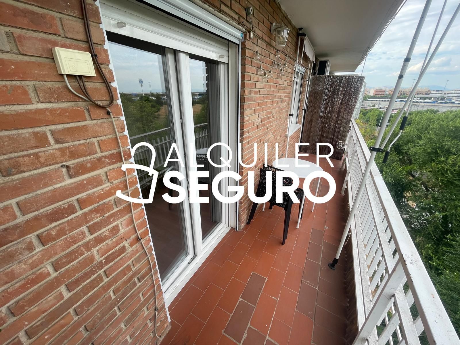 Balcony of Flat to rent in  Madrid Capital  with Air Conditioner, Heating and Terrace