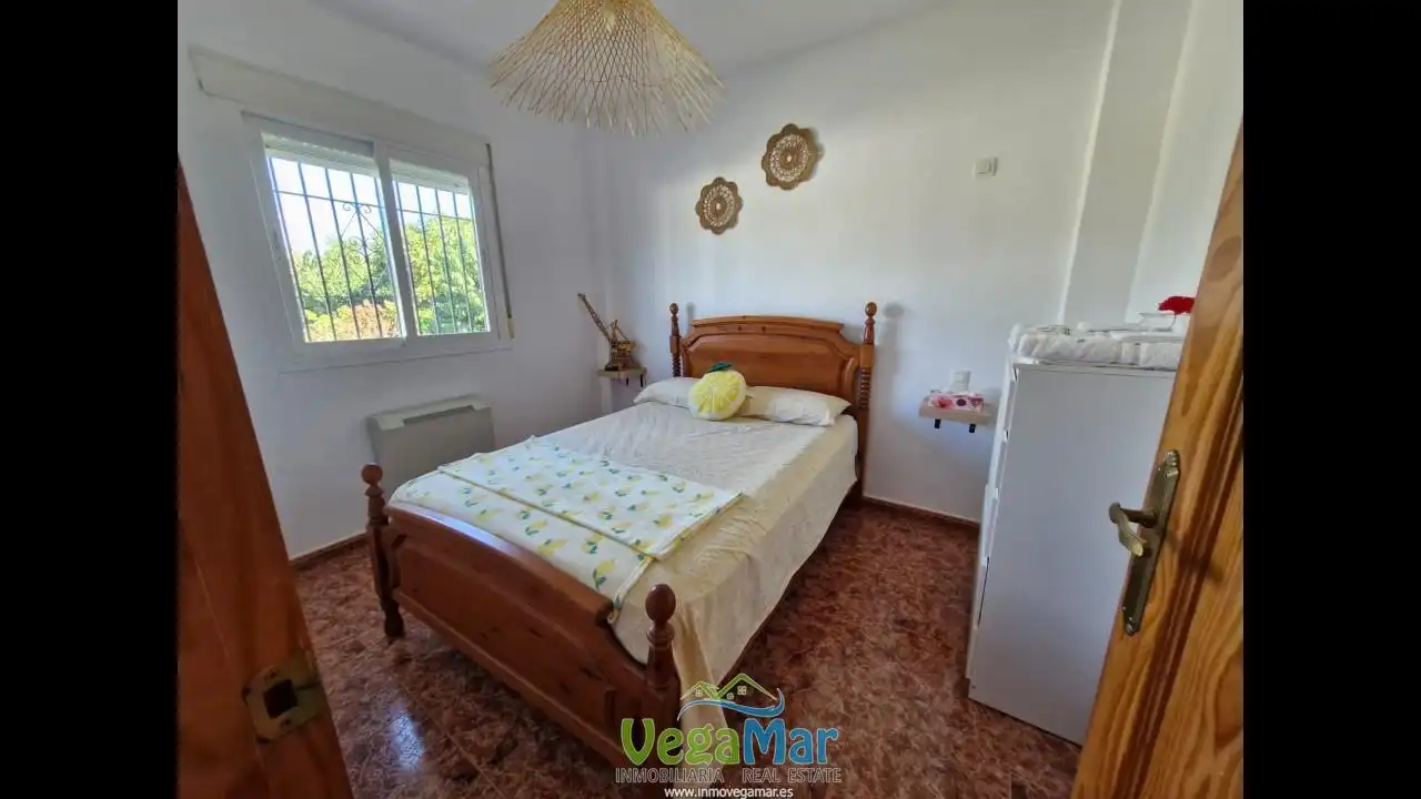 Dormitori de Casa o xalet de lloguer en Salobreña amb Jardí privat, Terrassa i Piscina