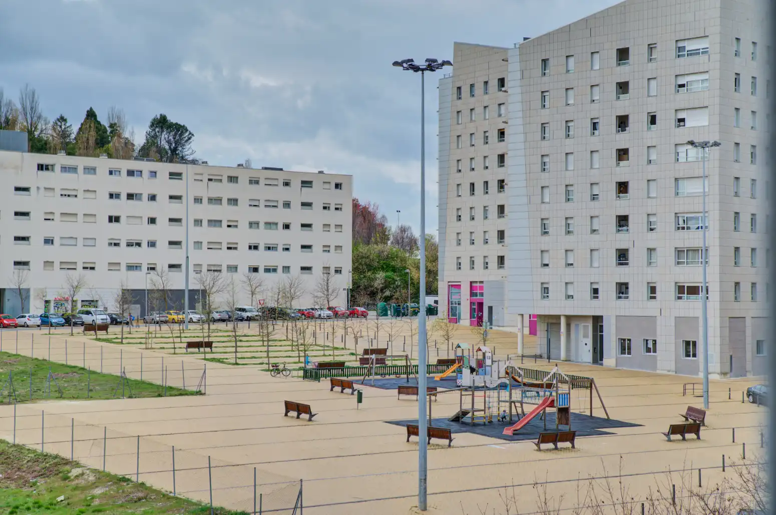 Vista exterior de Piso de alquiler en  Pamplona / Iruña con Calefacción, Parquet y Trastero