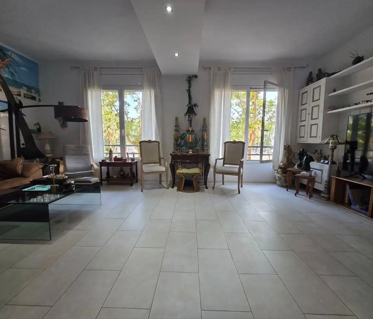 Sala de estar de Piso en venta en Barcelona con Aire acondicionado, Calefacción y Terraza