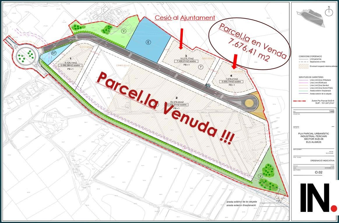 Terreny industrial en venda en Els Alamús