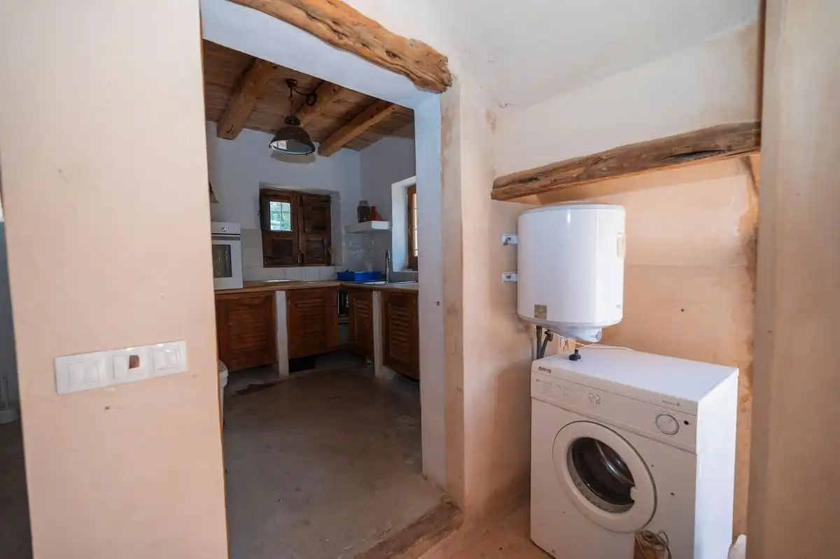 Cocina de Casa o chalet de alquiler en Sant Josep de sa Talaia con Aire acondicionado, Calefacción y Jardín privado