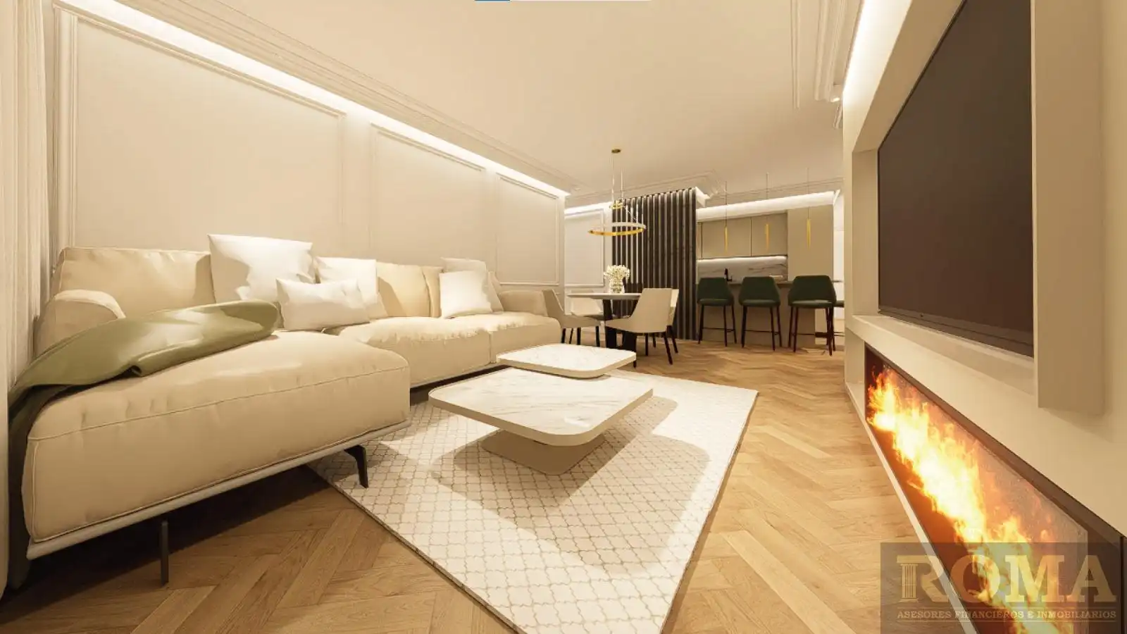 Living room of Flat for sale in Salamanca  with Heating and Balcony