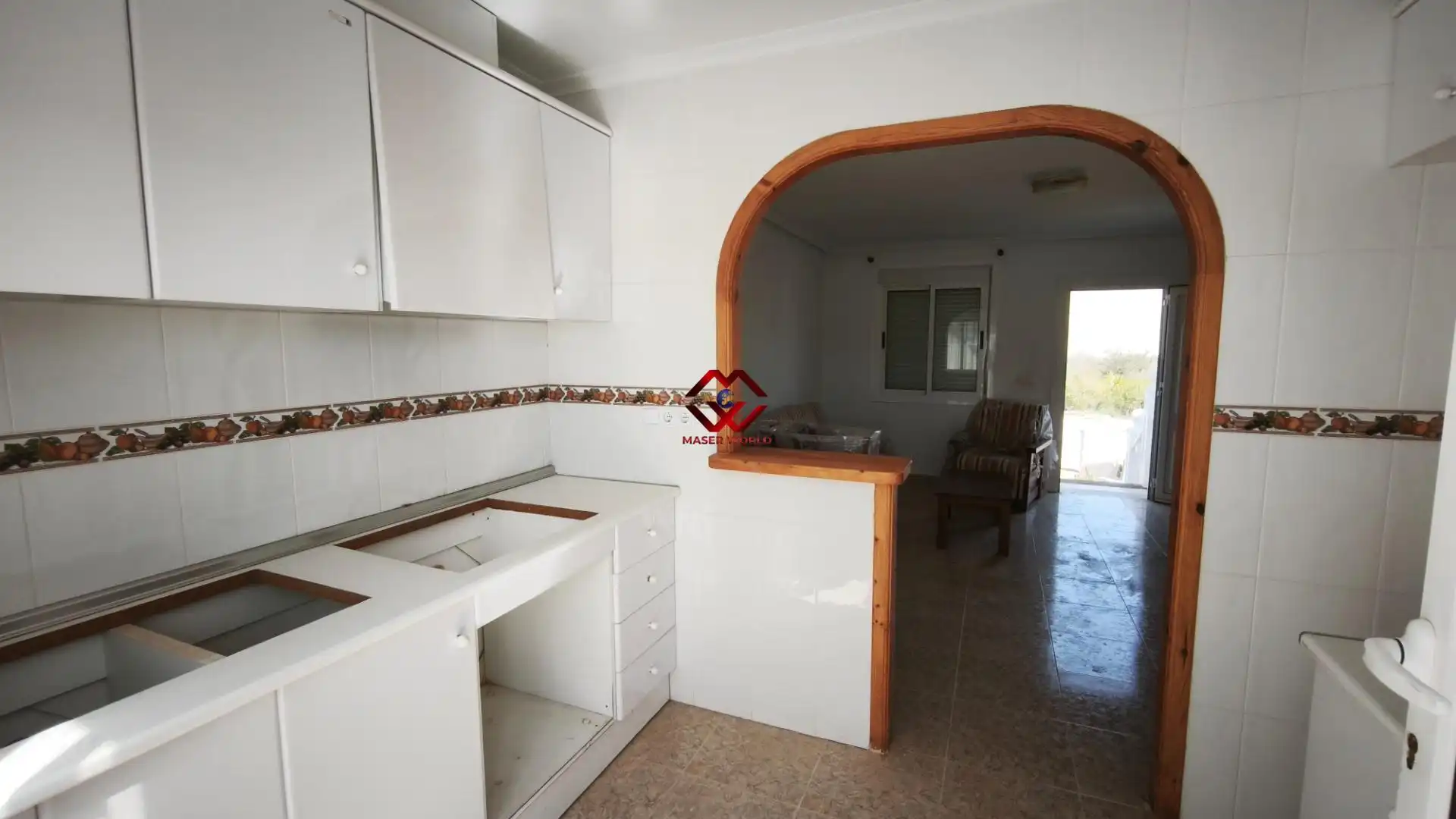 Cocina de Finca rústica en venta en Mazarrón Casco Urbano