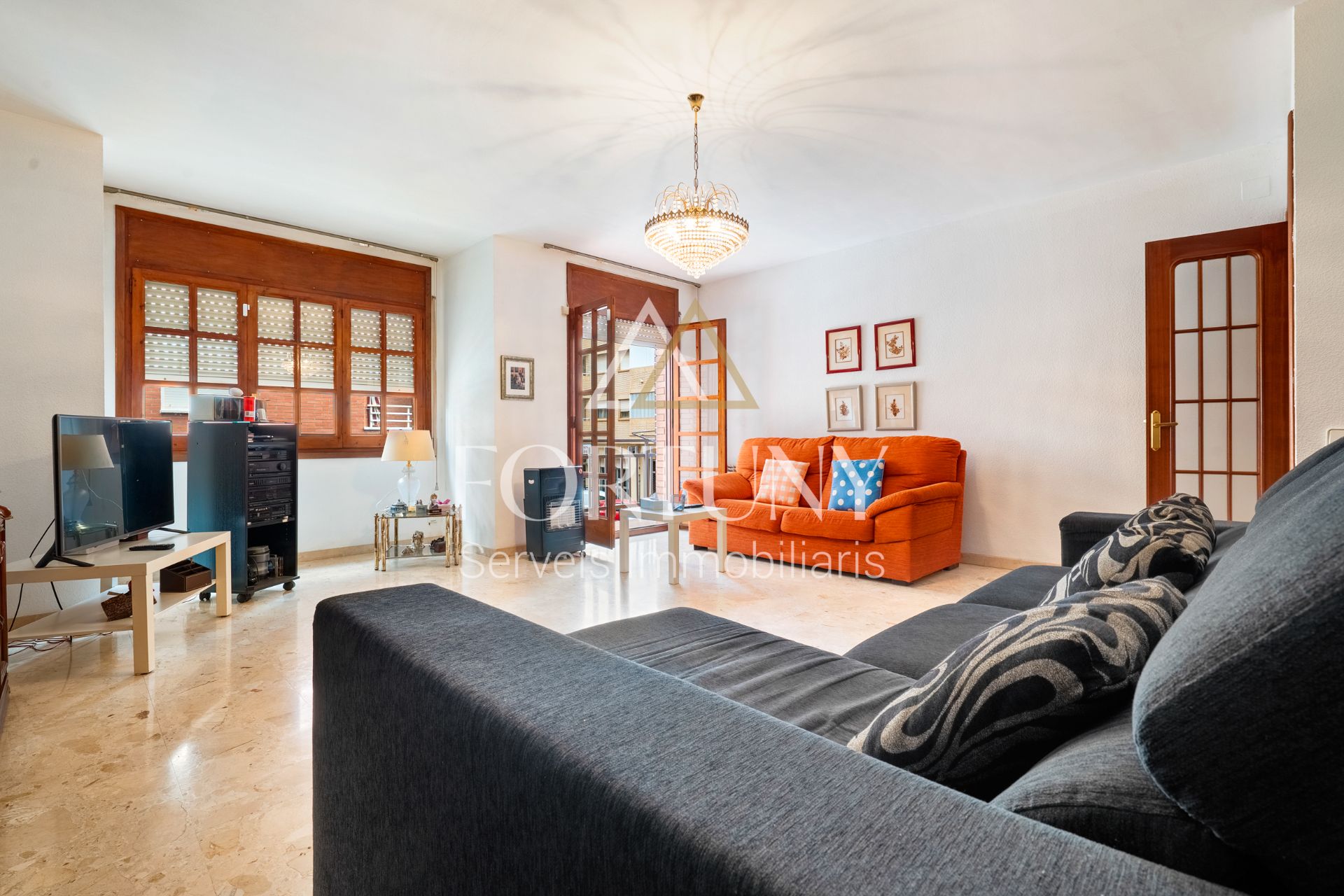 Living room of Flat for sale in Cambrils  with Air Conditioner, Terrace and Balcony