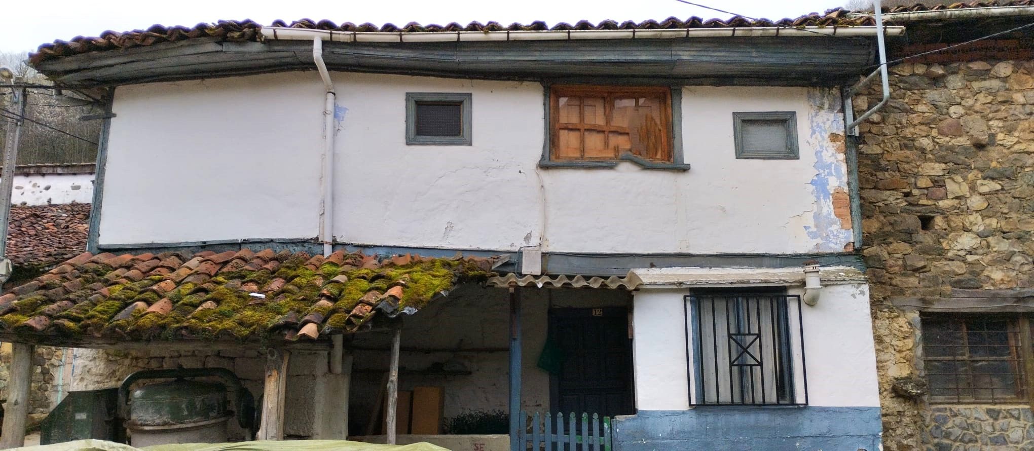 Exterior view of House or chalet for sale in Caso  with Private garden