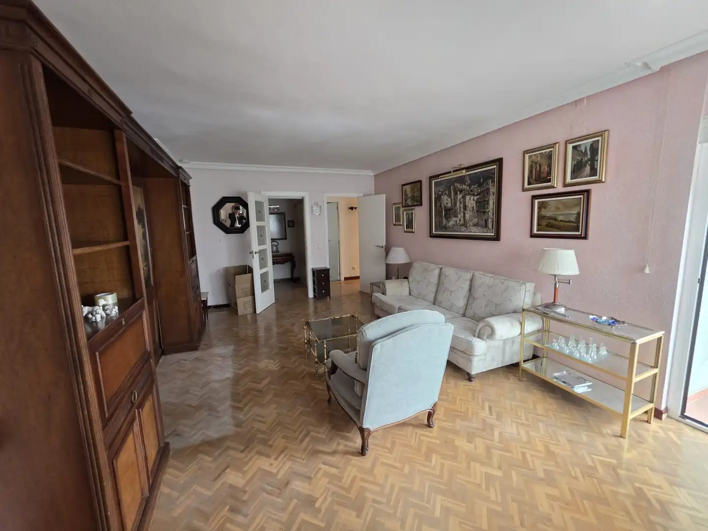 Sala de estar de Piso en venta en Madrid con Aire acondicionado, Calefacción y Parquet