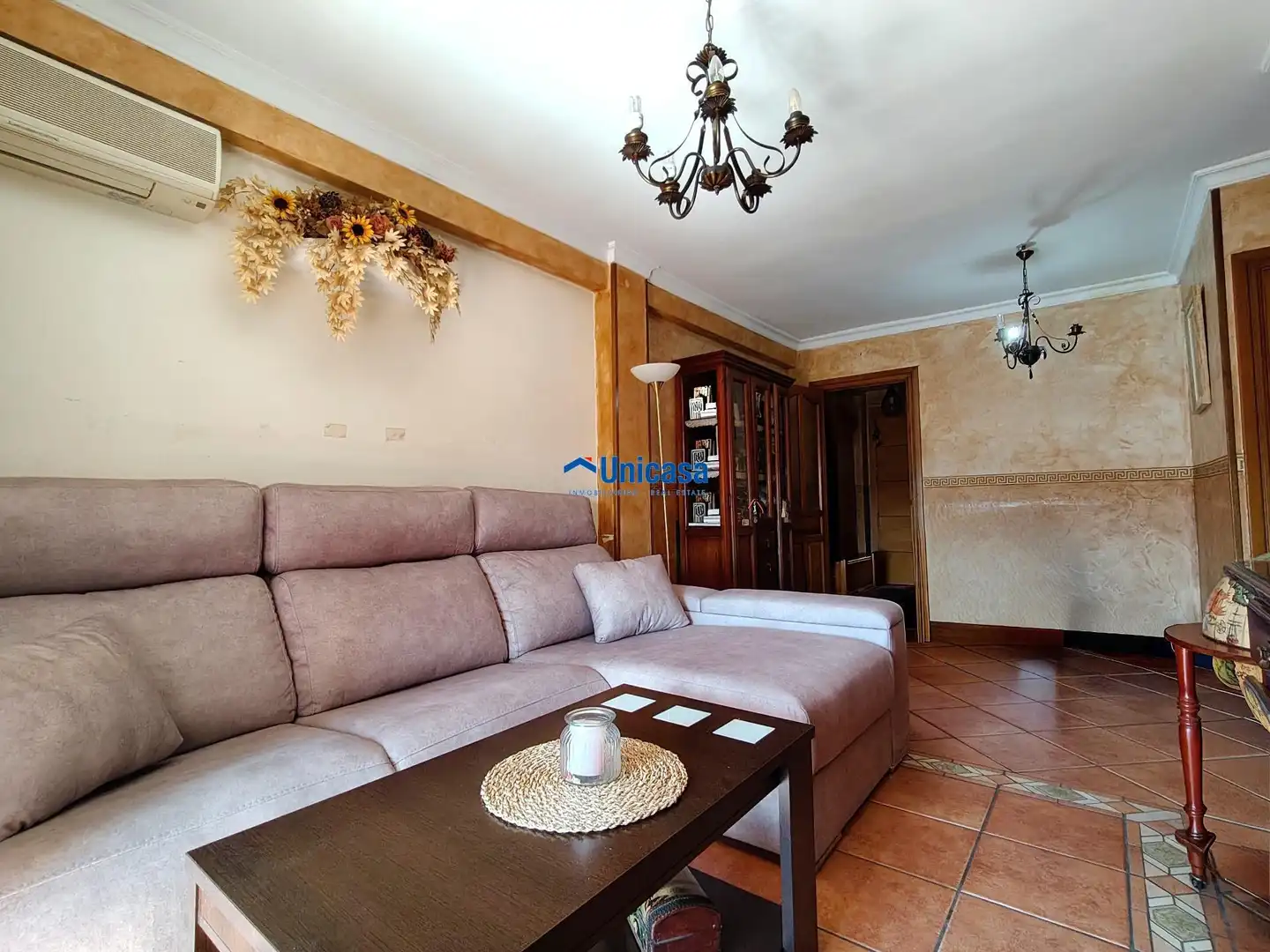 Sala de estar de Piso en venta en Málaga con Aire acondicionado, Terraza y Amueblado