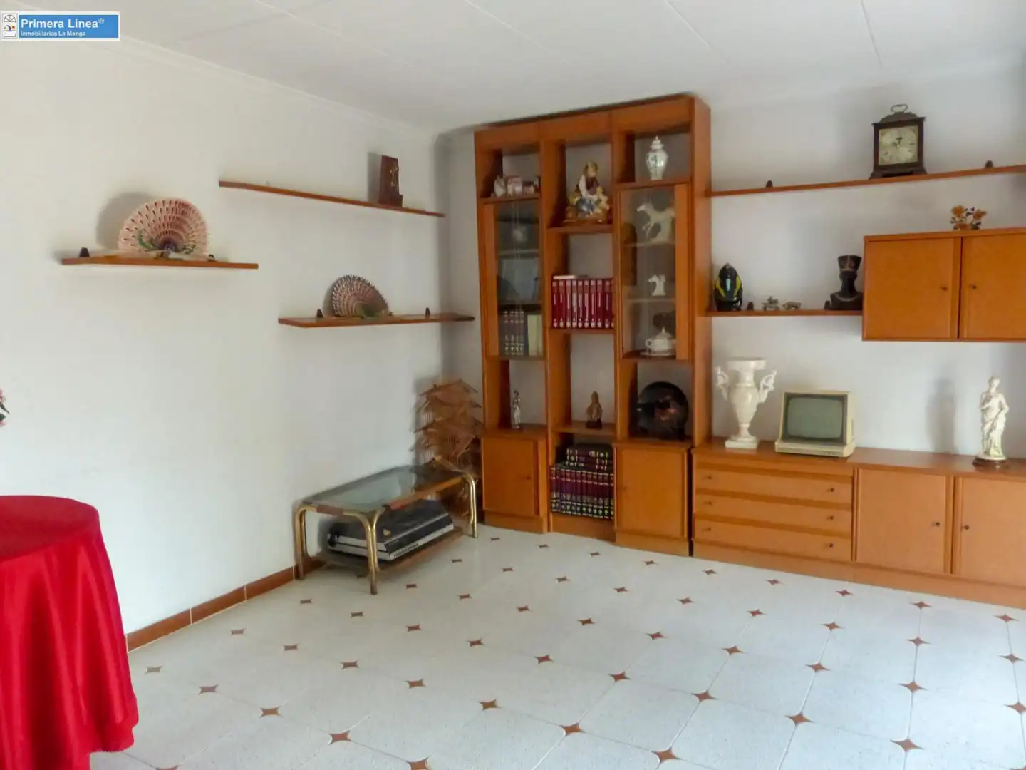 Sala d'estar de Finca rústica en venda en Fuente Álamo de Murcia amb Calefacció, Jardí privat i Terrassa