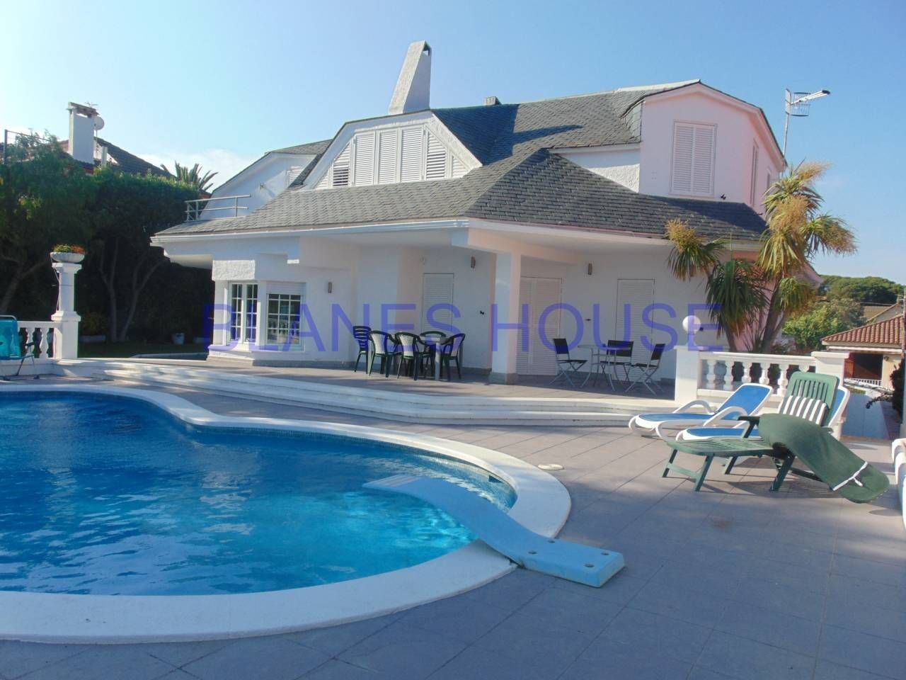 Piscina de Casa o xalet en venda en Blanes amb Calefacció, Jardí privat i Terrassa