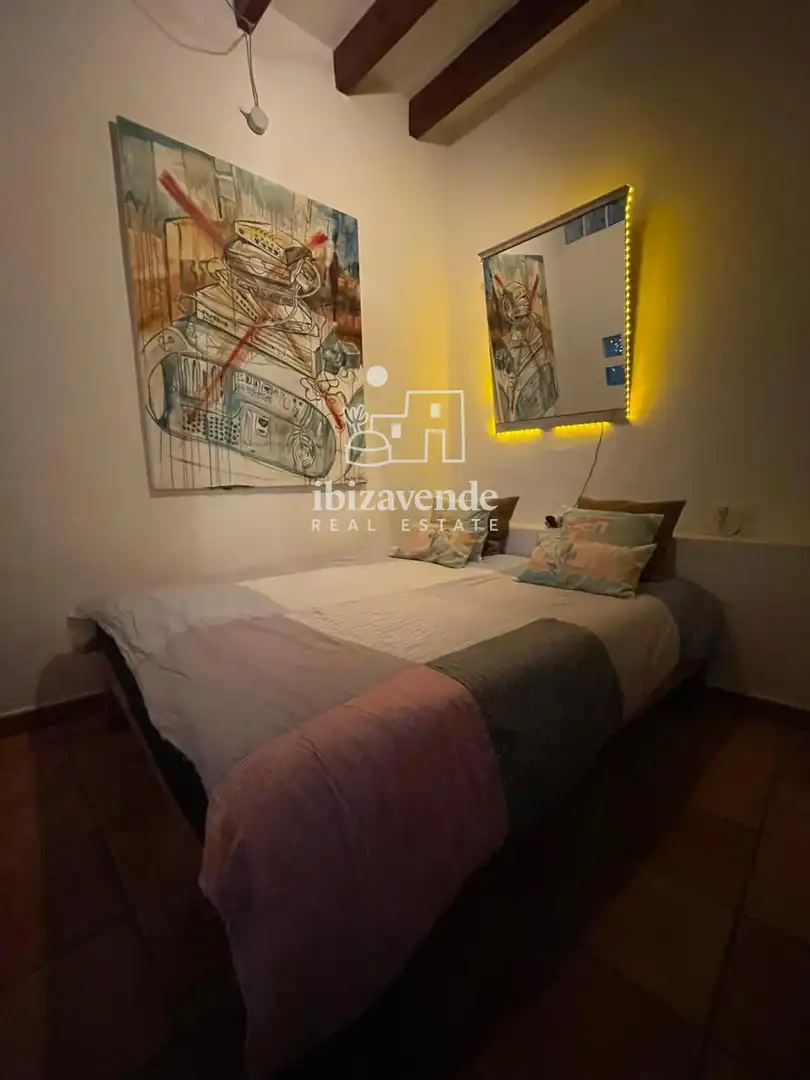 Dormitori de Dúplex de lloguer en Eivissa amb Terrassa i Moblat