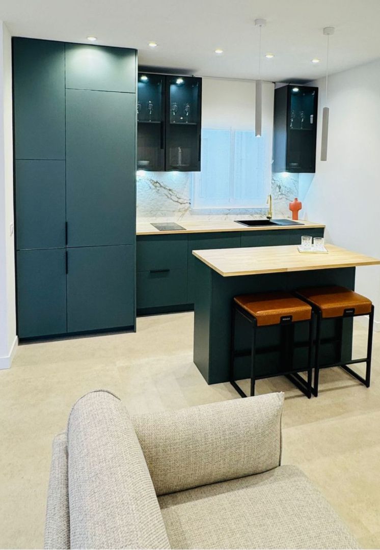 Kitchen of Flat for sale in Málaga Capital  with Furnished, Oven and Washing machine
