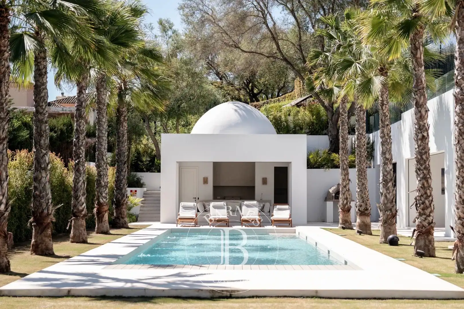 Piscina de Casa o xalet de lloguer en Sotogrande amb Aire condicionat, Calefacció i Jardí privat