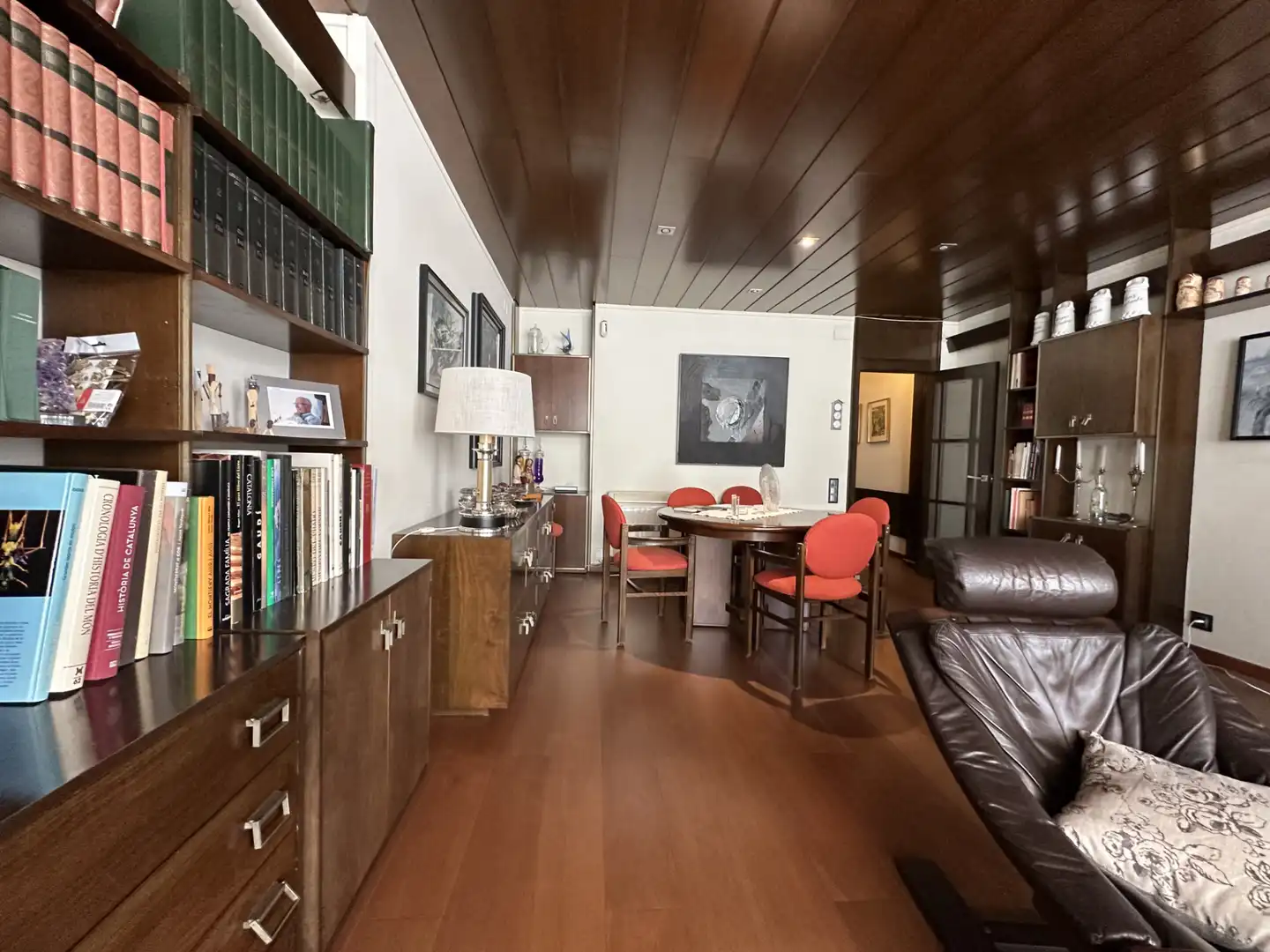 Menjador de Pis de lloguer en Barcelona amb Aire condicionat, Calefacció i Parquet