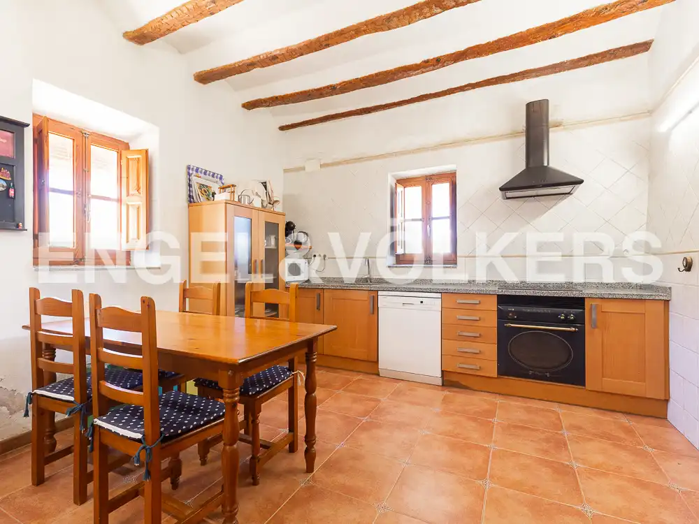 Cocina de Casa o chalet en venta en Ontinyent con Calefacción, Jardín privado y Terraza
