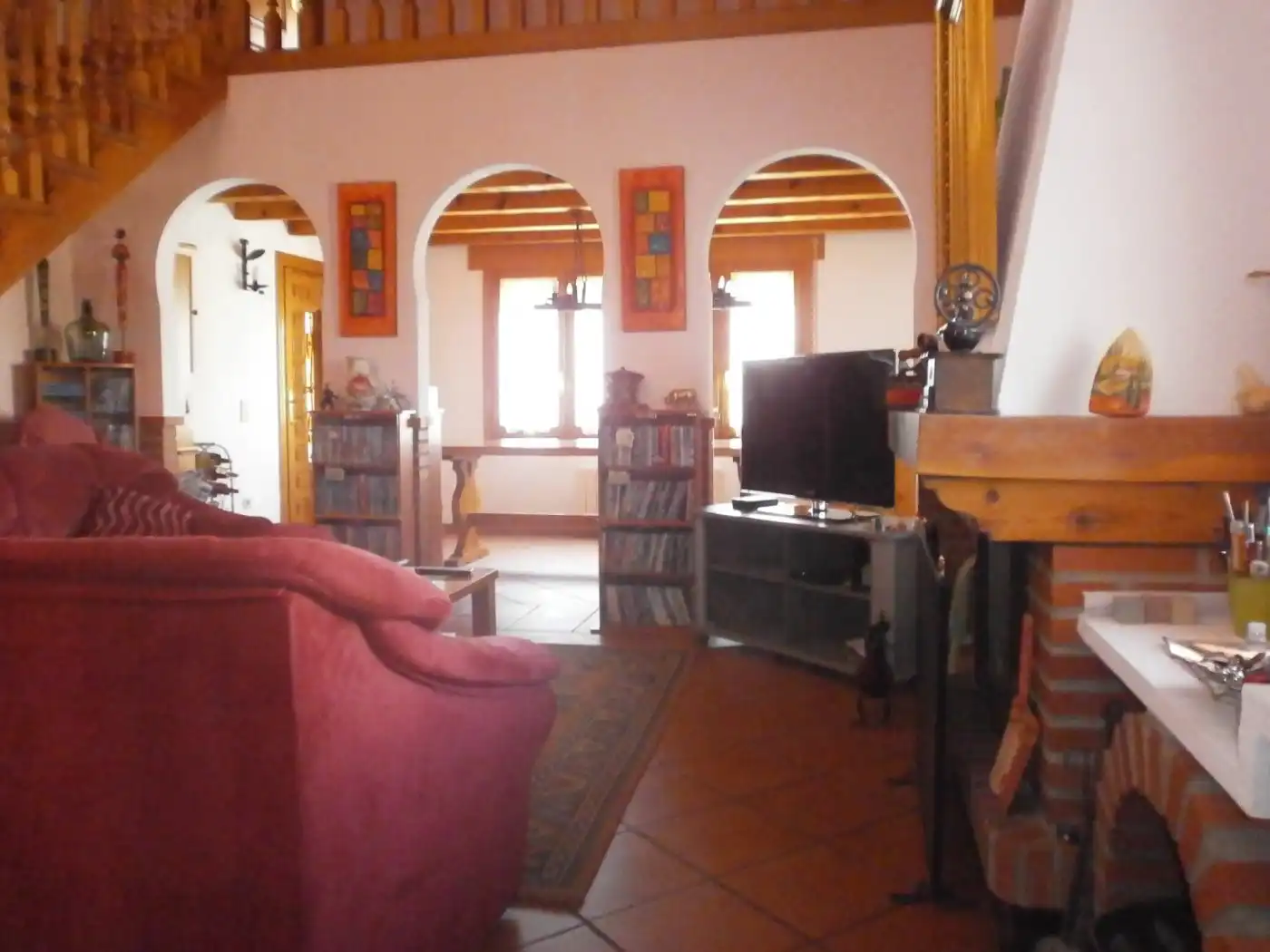 Living room of Houses for sale in Abades  with Heating, Private garden and Swimming Pool