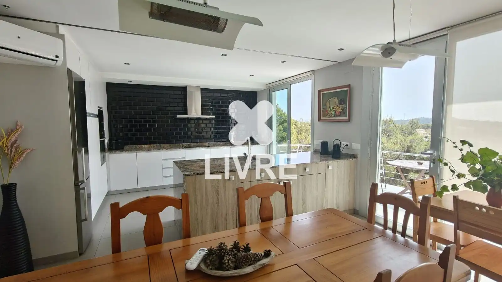 Cocina de Casa o chalet en venta en Cunit con Aire acondicionado, Calefacción y Piscina