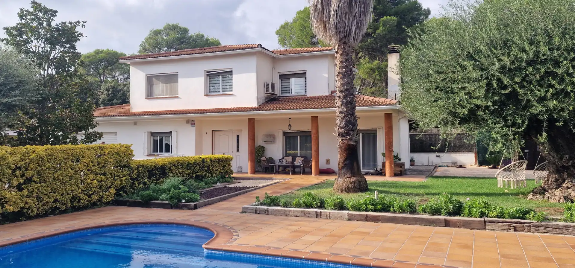 Casa amb piscina en venda a Lliçà d'Amunt