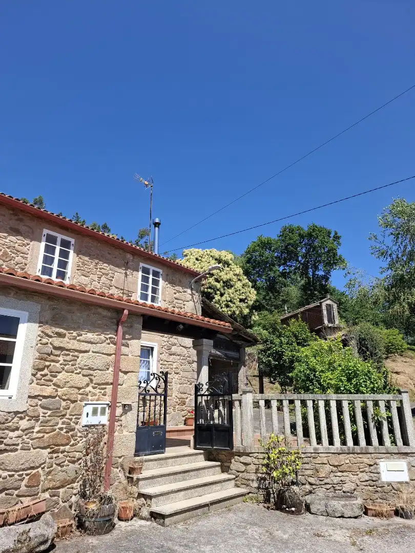 Exterior view of Country homes for sale in Santiago de Compostela   with Furnished