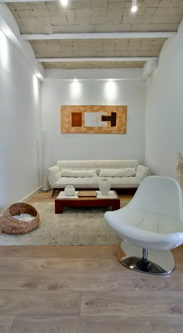 Living room of Flat for sale in Badalona  with Air Conditioner, Heating and Terrace