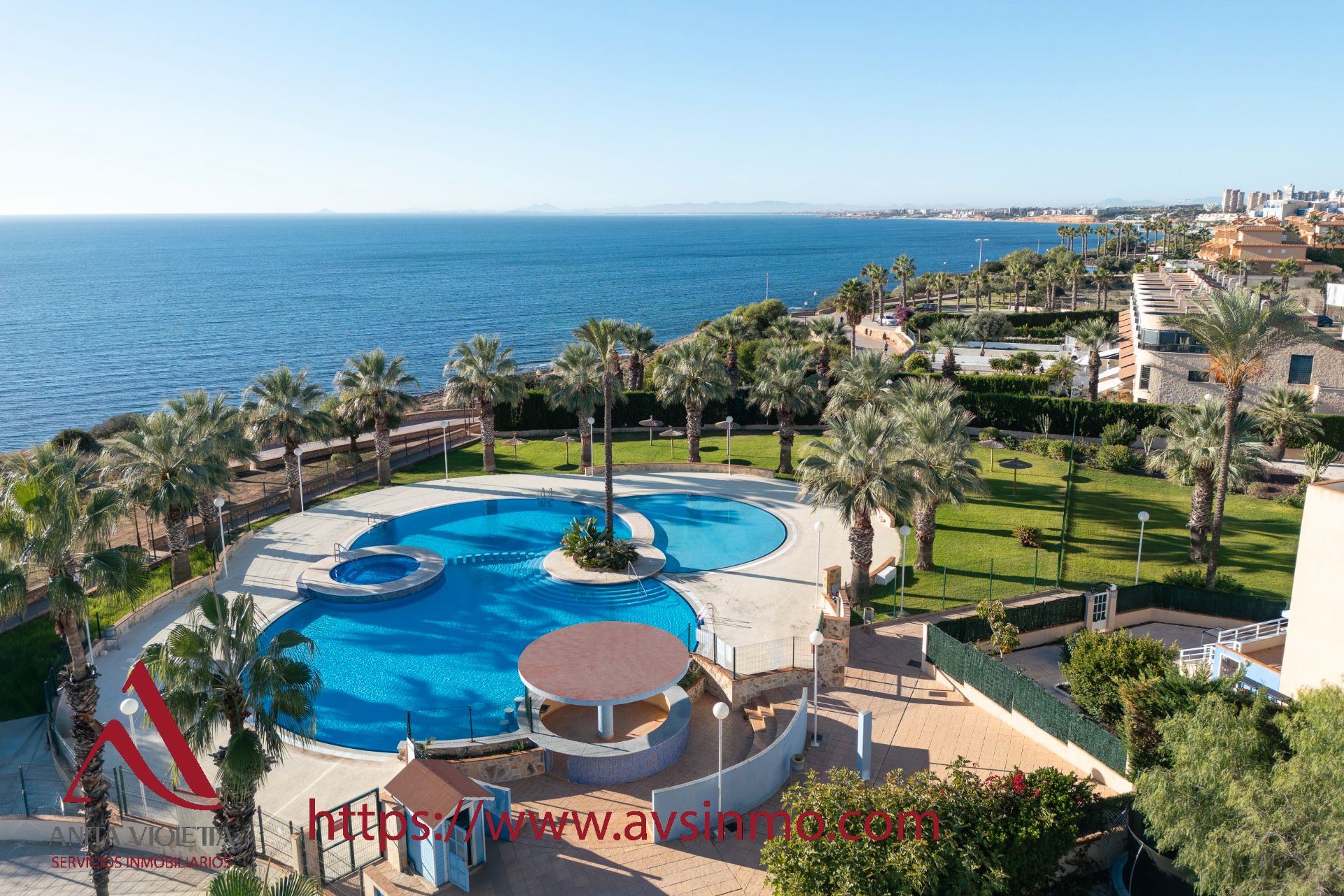 Swimming pool of Apartment to rent in Orihuela  with Air Conditioner, Furnished and Oven