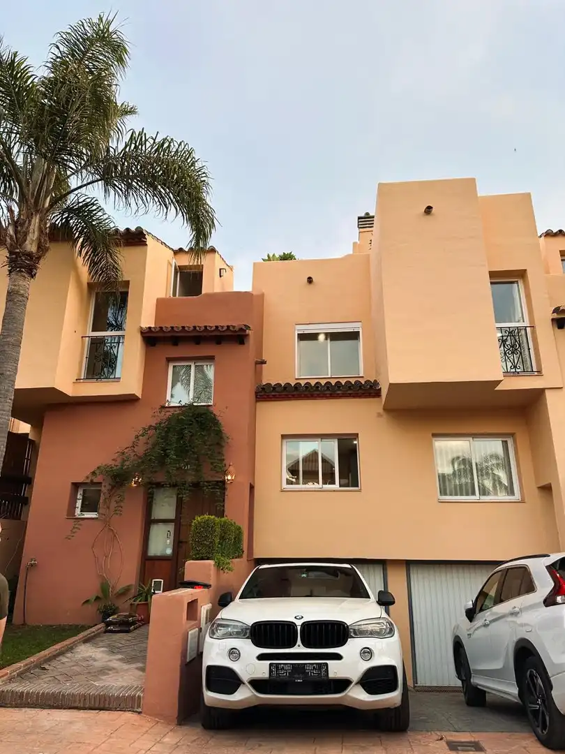 Exterior view of Detached homes for sale in Marbella  with Air Conditioner, Swimming Pool and Furnished