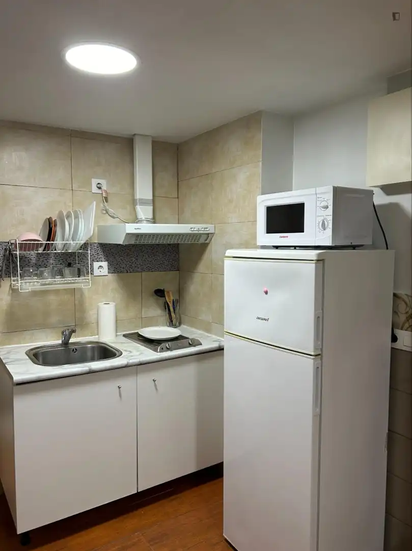 Küche von Wohnung zur Miete in L'Hospitalet de Llobregat mit Klimaanlage, Heizung und Möbliert