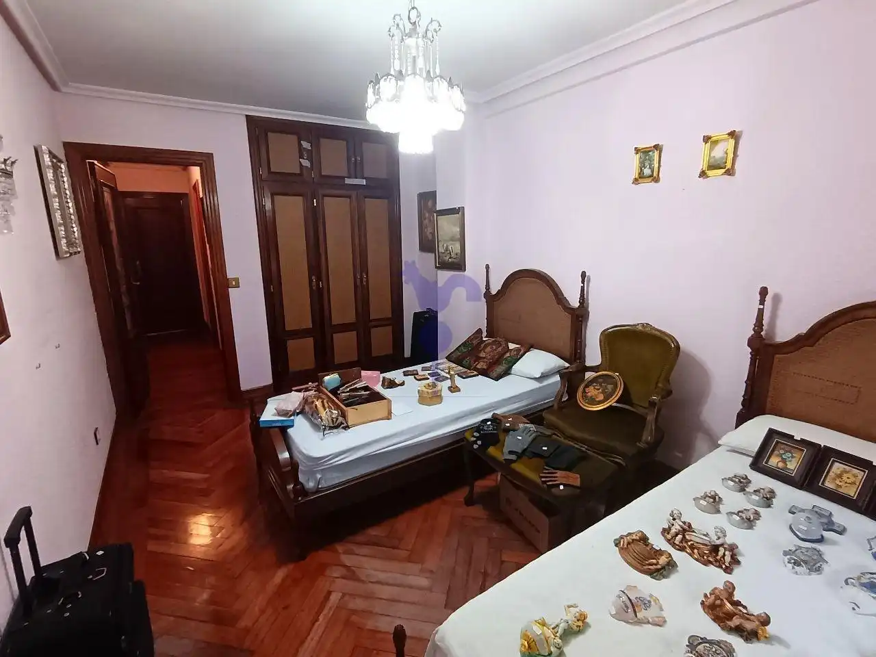 Schlafzimmer von Wohnung zum Verkauf in León Capital  mit Heizung, Parkett und Terrasse