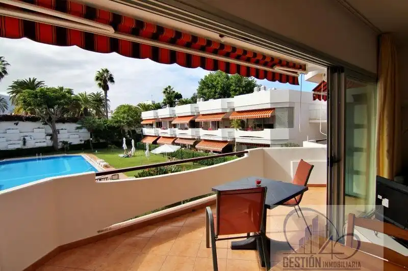 Terrace of Apartments for rent in Puerto de la Cruz  with Parquet flooring, Terrace and Furnished