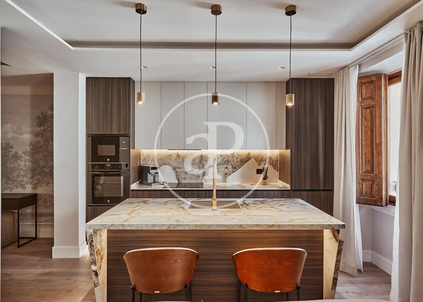 Kitchen of Flat for sale in Madrid  with Air Conditioner, Heating and Furnished