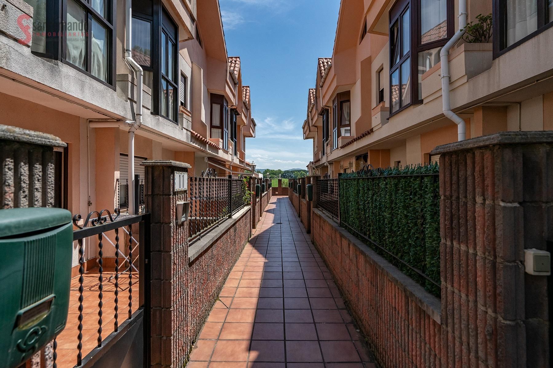 Exterior view of Single-family semi-detached for sale in Santander  with Heating, Private garden and Parquet flooring