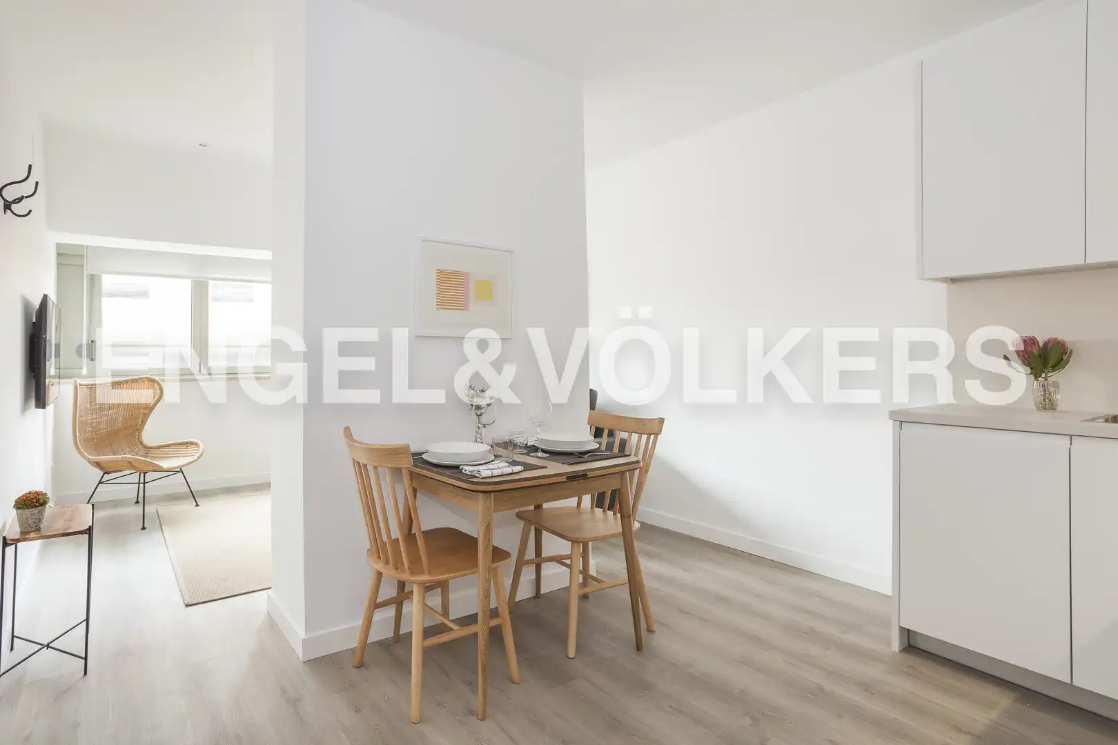 Comedor de Piso de alquiler en Madrid con Aire acondicionado, Calefacción y Amueblado