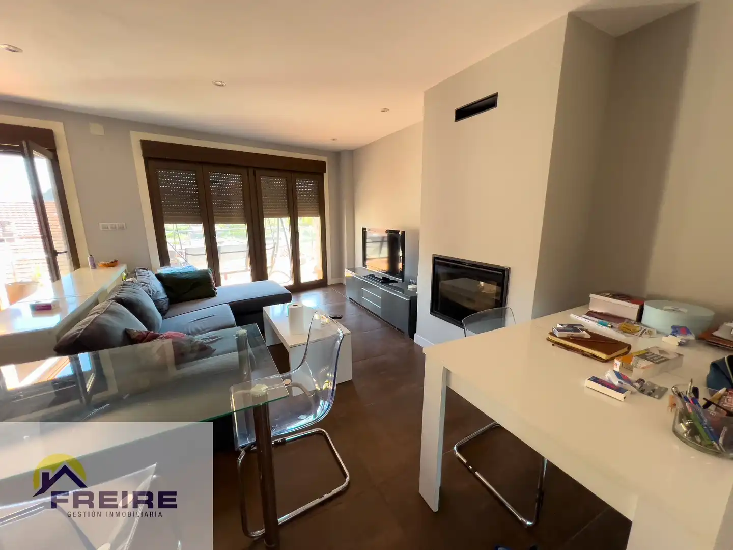 Sala de estar de Apartamento en venta en Marín con Terraza y Trastero