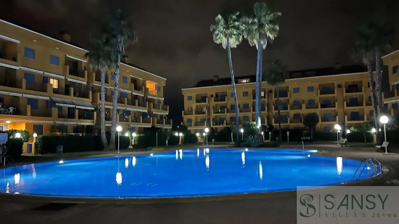 Swimming pool of Attic for sale in Dénia  with Air Conditioner, Storage room and Community pool