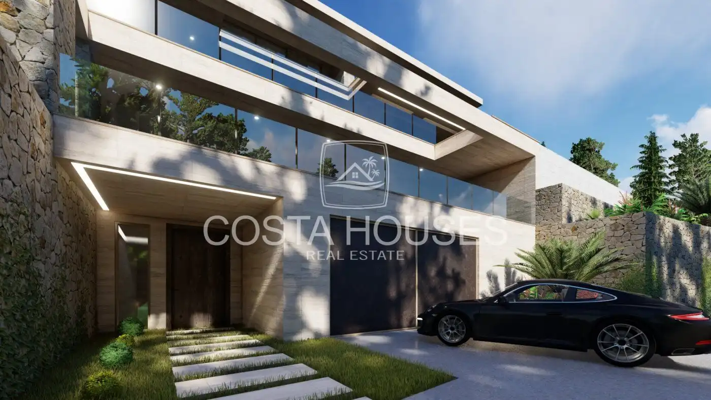 Vista exterior de Casa o chalet en venta en Jávea / Xàbia con Aire acondicionado, Jardín privado y Terraza