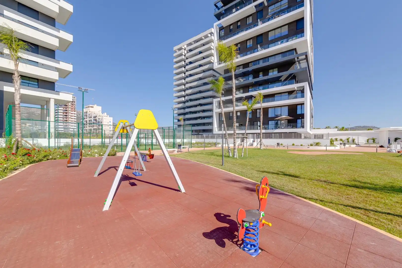 Vista exterior de Apartamento en venta en Calpe / Calp con Aire acondicionado, Calefacción y Jardín privado