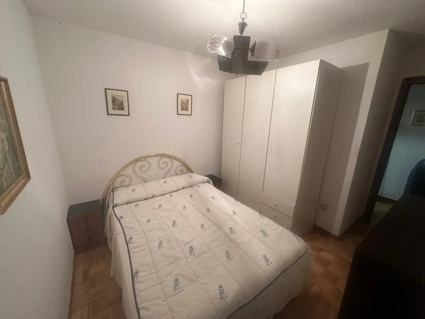 Bedroom of Flat for sale in Madrid  with Heating, Terrace and Furnished