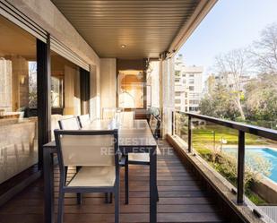 Terrace of Flat for sale in  Barcelona Capital  with Private garden, Terrace and Community pool