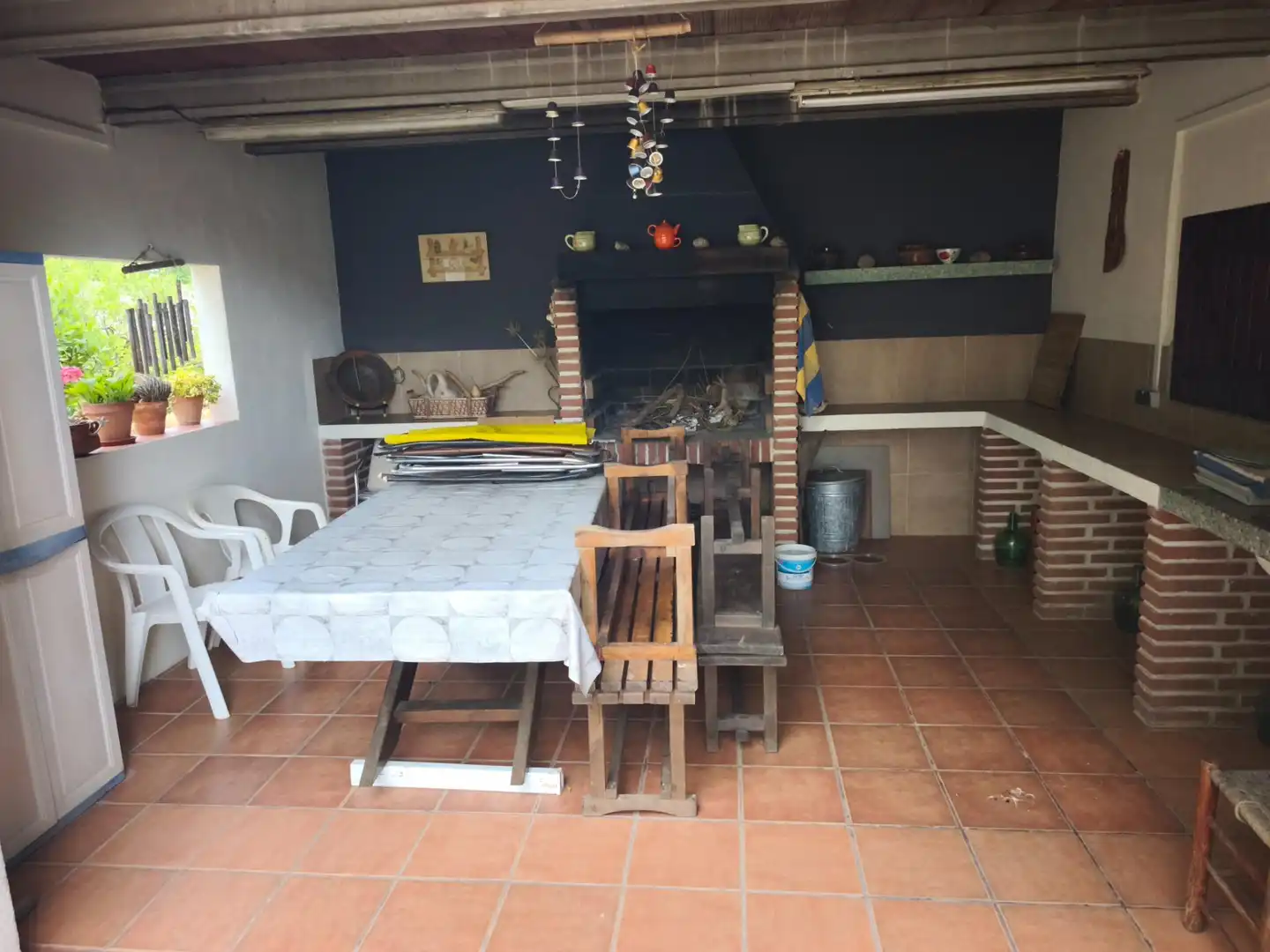 Cuina de Finca rústica en venda en Masdenverge amb Jardí privat, Traster i Moblat