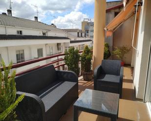 Terrace of Flat to rent in Plasencia  with Heating, Terrace and Community pool