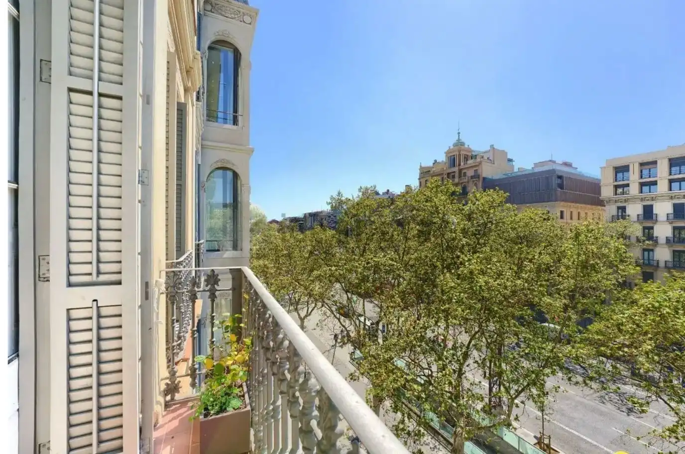 Außenansicht von Wohnung zur Miete in Barcelona mit Heizung, Terrasse und Möbliert
