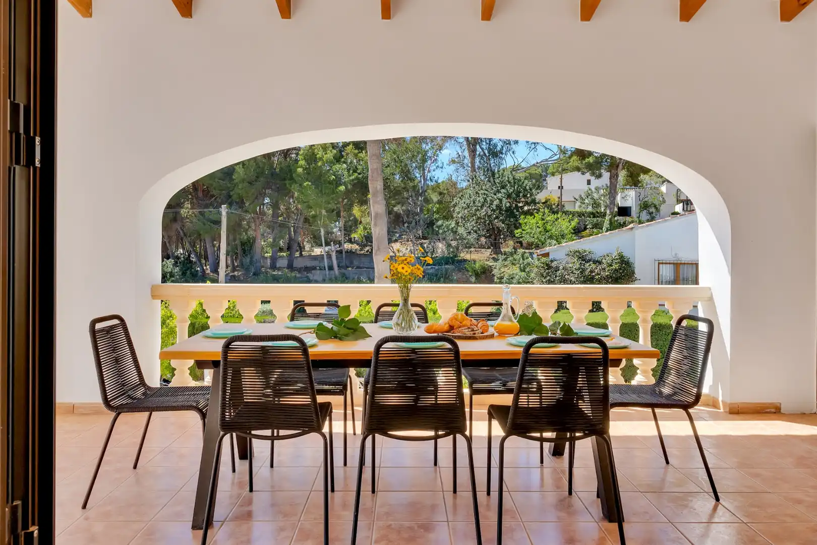 Garten von Haus oder Chalet zum Verkauf in Moraira mit Klimaanlage