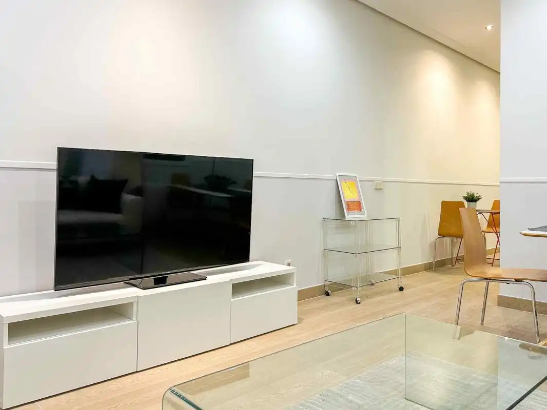 Sala de estar de Planta baja de alquiler en Madrid con Calefacción y Amueblado