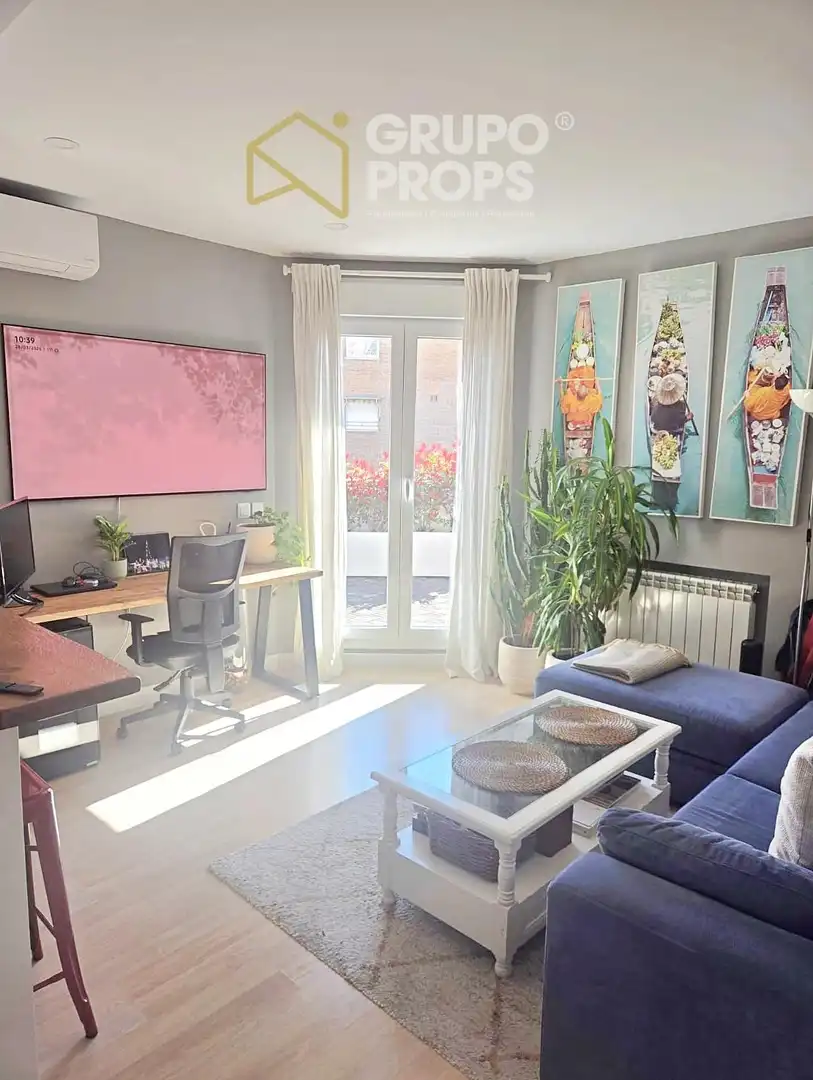 Sala de estar de Apartamento en venta en Madrid con Aire acondicionado, Calefacción y Terraza